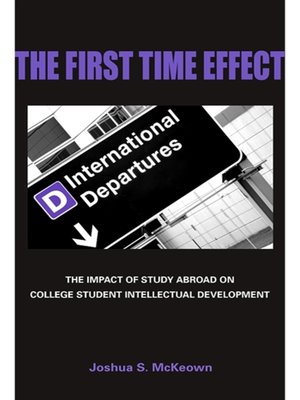 cover image of The First Time Effect